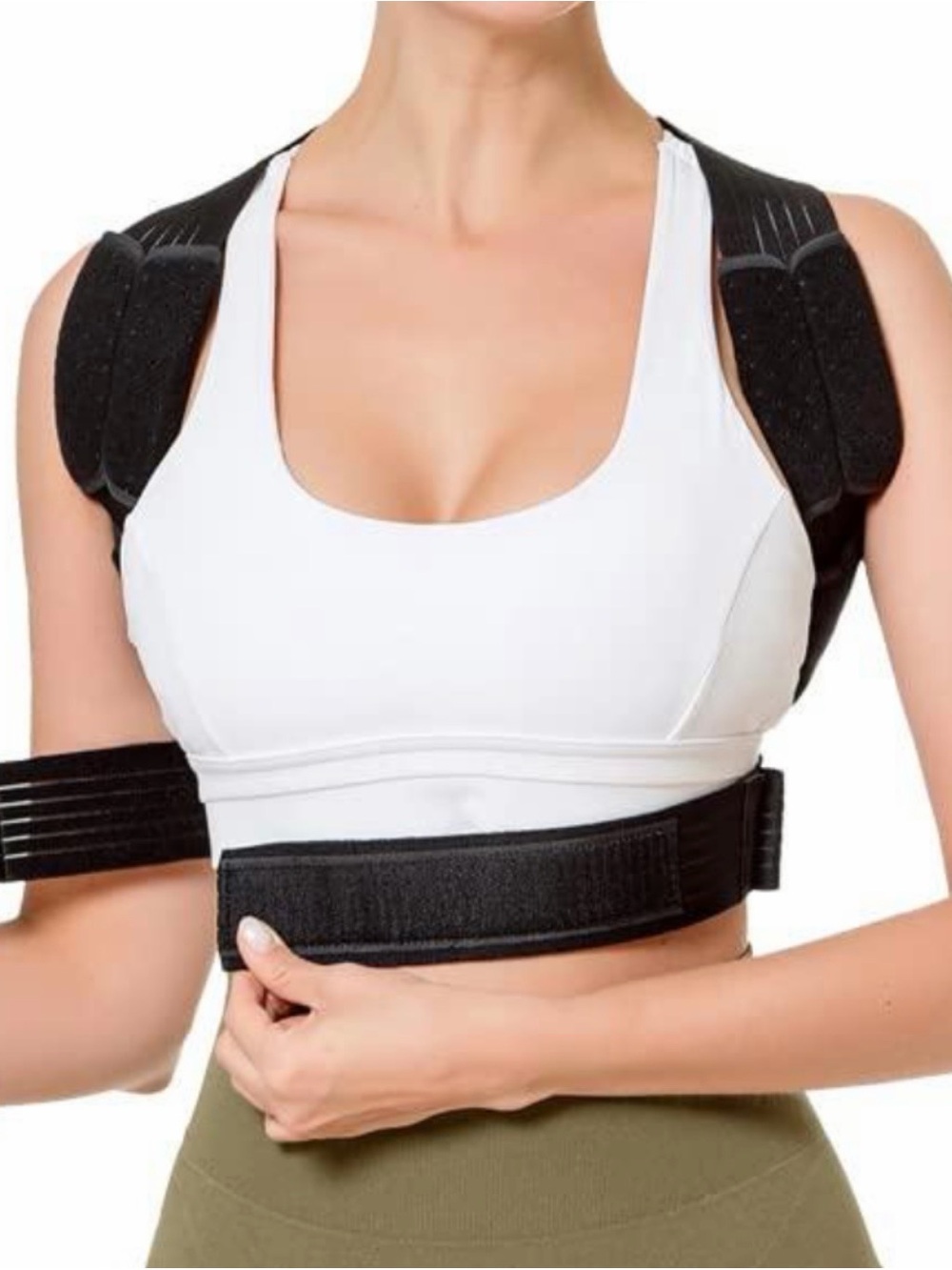 Black Posture Support Vest